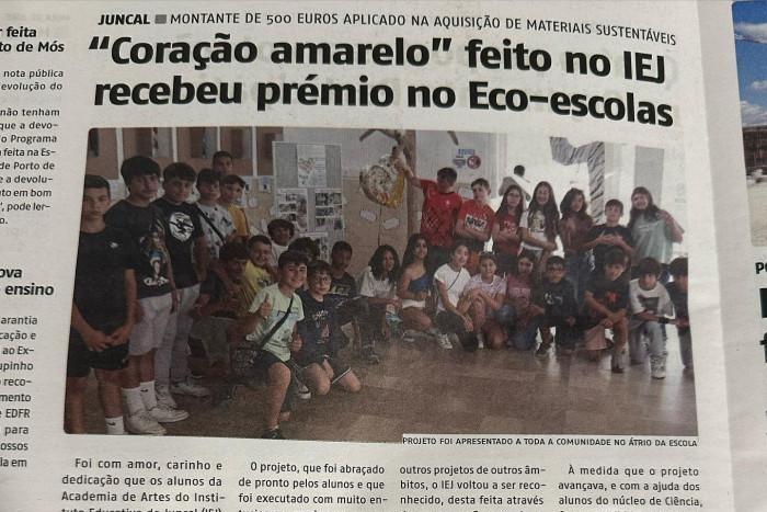 IEJ recebe mais um prémio Eco-escolas!