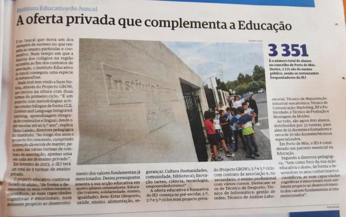 O Ensino Privado e Público no IEJ